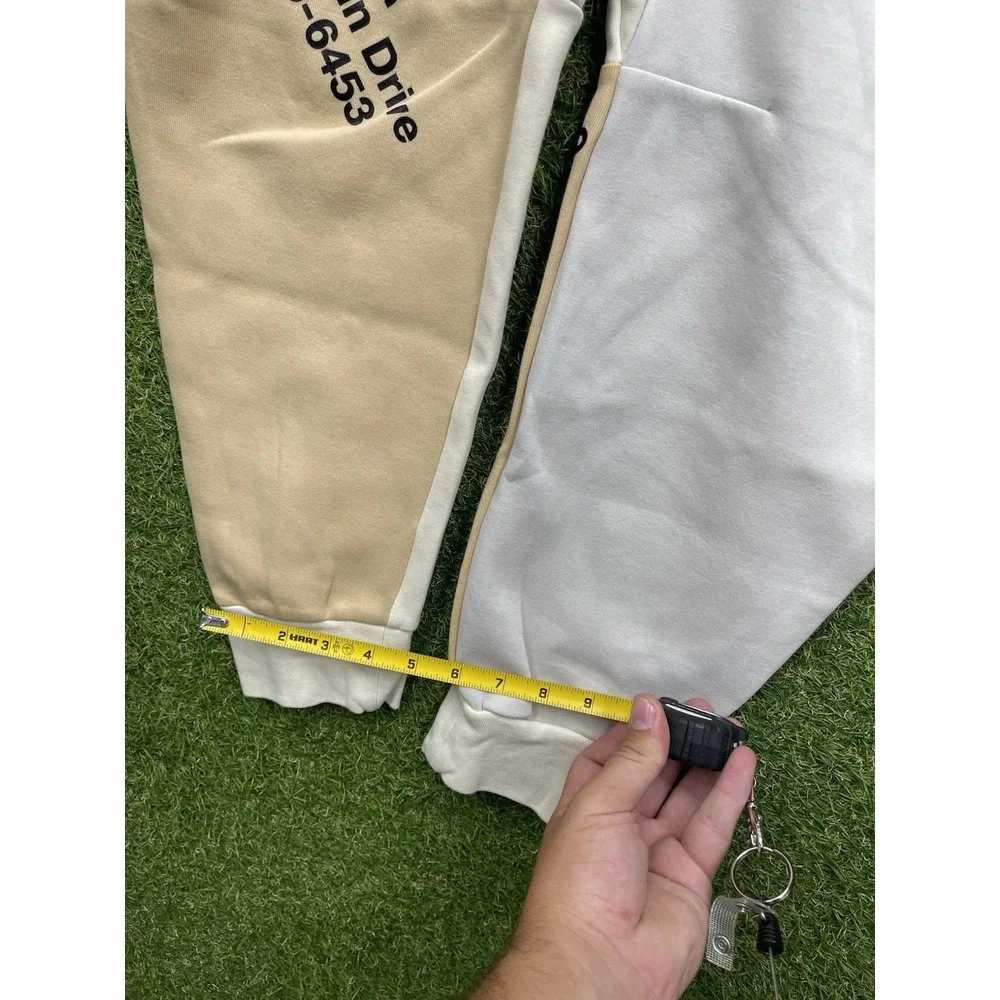 Nike Tech Fleece Sweatpants Mens Large Joggers Colorblock y2k Spellout Tapered